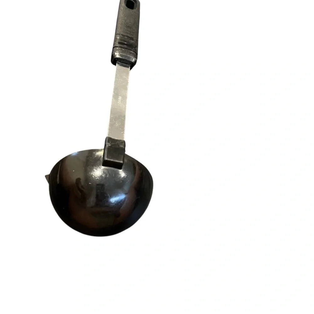 Vintage EKCO best results Ladle black stainless kitchen retro